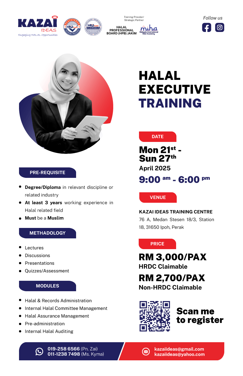 Halal-Executive-Training-Poster-2 | Kazai Ideas